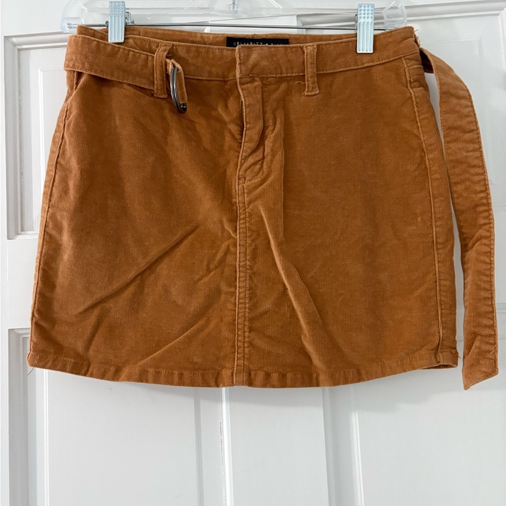 Celebrity Pink Tan Corduroy Skirt